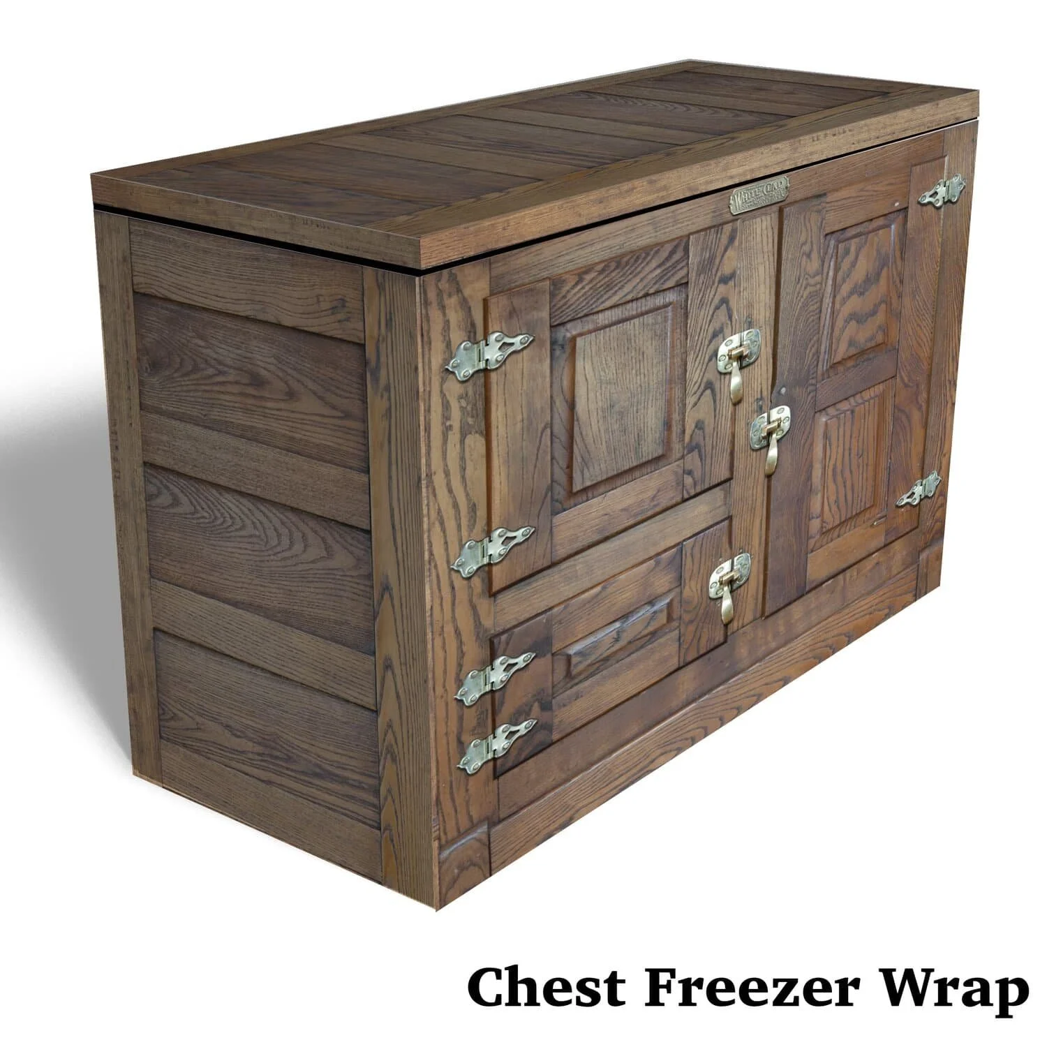 Vintage Icebox Chest Freezer Wrap